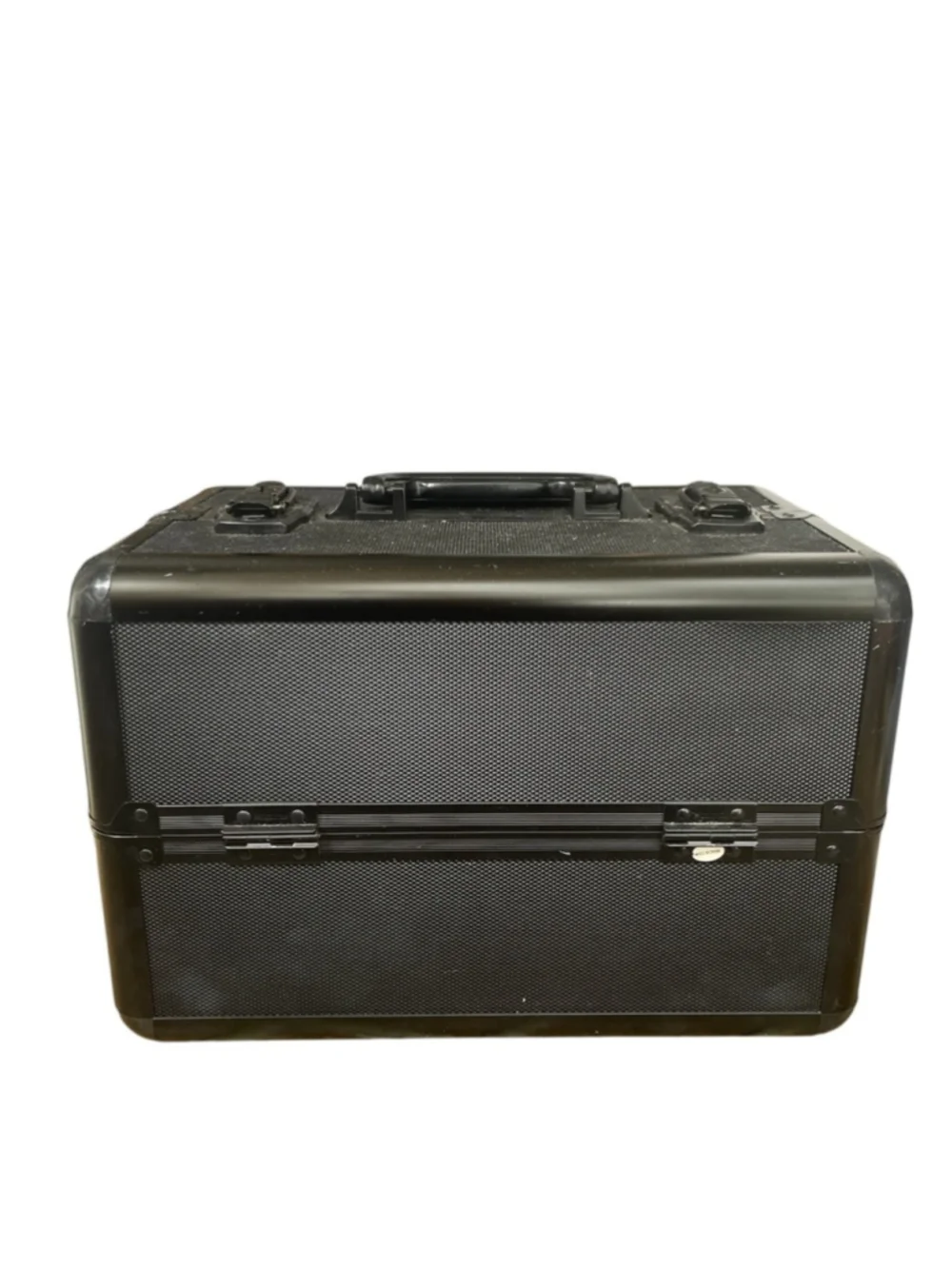 Sephora Rare Vintage Black Hard-Shell Makeup Train Case with Handle